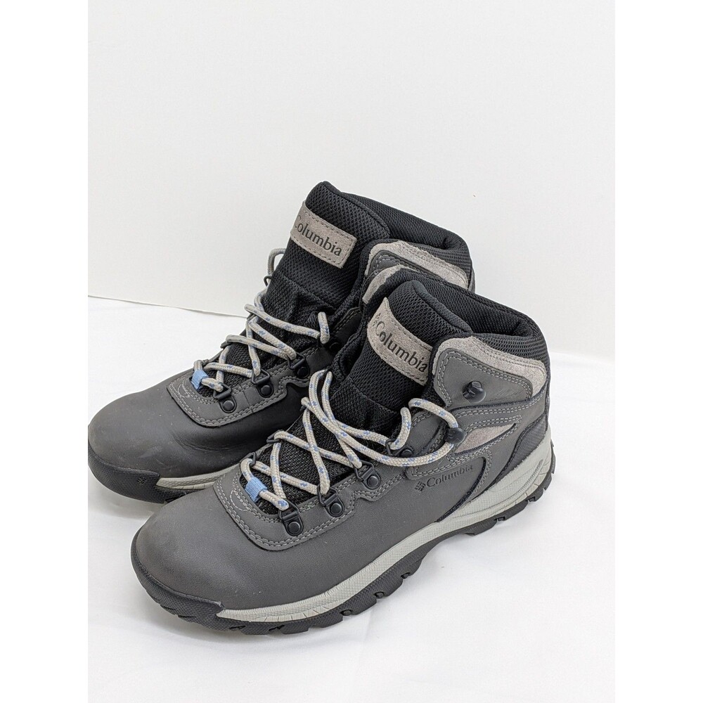 Columbia Newton Ridge Plus Omni-Grip Waterproof Hiking Boots Women's US 9 Gray